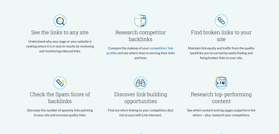 Moz backlink analysis